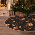 thumbnail image 5 of Sikiie Halloween With Pumpkins Christmas Tree Skirt, Christmas Tree Decorations, Christmas Decor, Tree Mat Decoration(30-48IN)-48", 5 of 6