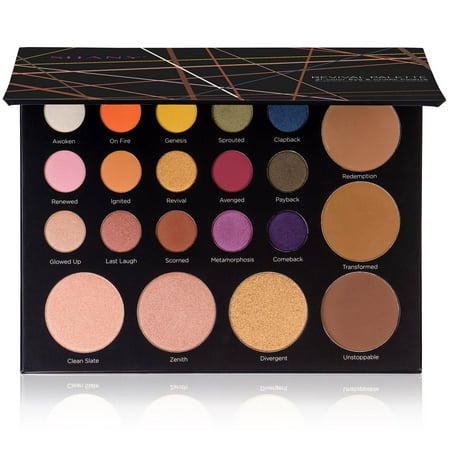 SHANY Revival Palette - 21-Color Eye & Cheek Palette with 15 Matte and Shimmer Eyeshadows, 3 Bronzers and 3