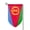 Fillet, variant on Eritrea Flag Garden Flag Double Sided Small Flag Yard Home Decorative Flags Banner 12.5 x 18 Inch Square