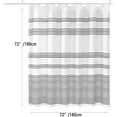 thumbnail image 3 of Floral Shower Curtain, Fabric Shower Curtain White Shower Curtain - 72" W x 72" L with 12 Hooks for Home Hotels Machine Washable Shower Bath Curtain, Waterproof Shower Curtain Lining, 3 of 6