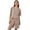Khaki, variant on ClodeEU Women's Ice Silk Pajama Set, Short Sleeve Crew Neck Top And Shorts,2-Piece Summer Loungewear, Breathable Lightweight Sleepwear Dark Gray,Women's Plus L