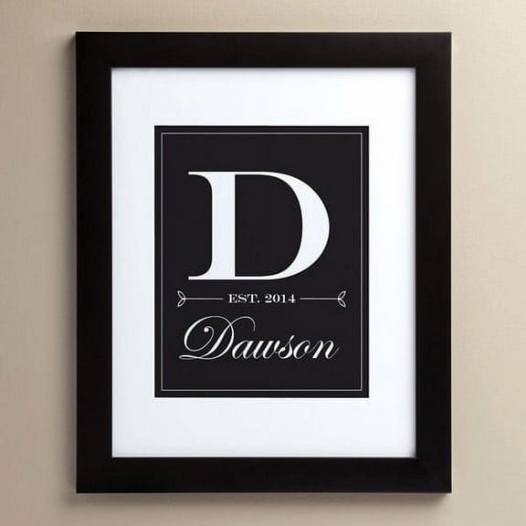 Personalized Our Family 11" x 14" Framed Print