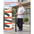 thumbnail image 5 of VEVOR 6.5 ft Complete Cable Railing Kit with Post,35 inch Tall Matte Black Stainless Steel Handrail Cuttable for Outdoor/Indoor Steps,Level Hole Drilled Railing Posts System for Stairs,Deck,Balcony, 5 of 9