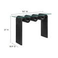 thumbnail image 3 of Ondine 50" Console Table in Black, 3 of 9
