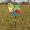 Light Purple, variant on Outdoor Three Cartoon Pattern Optional Windmill Children Toy Garden Decoration Whirligig Pink 21.25 in