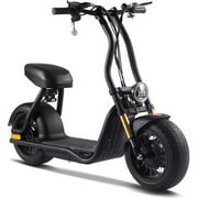 MotoTec MT-Diablo-48v-1000w-Black 1000W 48V Diablo Lithium Electric Scooter, Black