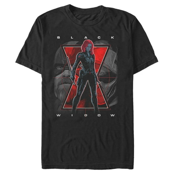 Men's Marvel Black Widow Battle Trio  Graphic Tee Black 3X Large