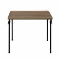 thumbnail image 6 of (2 pack) Mainstays Folding Card Table, 34 in Square, Rustic Oak Walnut, 6 of 11