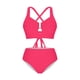 thumbnail image 5 of Conjunto de bikini tankini de color liso para mujer con parte superior y braguita de corte alto. Traje de baño de dos piezas para mujer. Trajes de baño tankini para mujer. Trajes de baño de 2 piezas p, 5 of 9