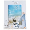 thumbnail image 1 of CIMAXIC 1pc Mediterranean Style Photo Frame Table Decoration Set Wooden Photo Frame,7.87"X5.91"X0.59", 1 of 5