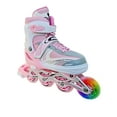 thumbnail image 2 of Jaspo Sparkle Adjustable Inline Skates With Front Light Up Wheels Beginner Skates Fun Illuminating Roller Skates For All Boys & Girls | For All Ages And Skill Levels, 2 of 5