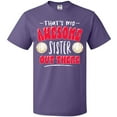 thumbnail image 3 of Inktastic That's My Awesome Sister Out There with Volleyballs T-Shirt, 3 of 5