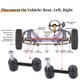 thumbnail image 4 of Unique Bargains 2pcs Enlaces de Barra Estabilizadora Trasera Kit de Enlace para Buick Regal 11-17 para Buick LaCrosse 10-16 No.K750521, 4 of 7