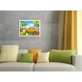 thumbnail image 4 of Little Cinquecento - Fiat Auto - Tropical Beach Paradise - Hawaii - Hawaiian Islands - From an Original Watercolor Painting by Robin Wethe Altman - Master Art Print (Unframed) 9in x 12in, 4 of 4