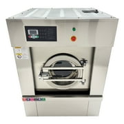Automatic Laundry Washing Machine Commercial Washer Washing and Dehydrator 220V 33lbs Capacity Dry Clothes
