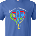 thumbnail image 4 of Inktastic Autism Awareness Heart Ribbon and Puzzle Pieces T-Shirt, 4 of 5