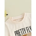 thumbnail image 5 of vera natura Baby Boy Summer 2 Piece Outfits, Short Sleeve Letter Star Print Tops + Elastic Waist Shorts Set, 5 of 9
