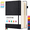 2.Black-A4, variant on Thick Notebook Journal Leather A5 Notebooks College Ruled 320 Pages Lined Paper Hardcover For Writing Women And Men 5.7'' X 8.4''