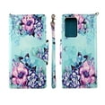 thumbnail image 3 of Flower on Blue Case for Samsung Galaxy S20 5G Magnetic Detachable Pu Leather Wallet Cover Flap Closure and Snap-on Book Style Cases Card Holders Wrist Strap 2 in 1 Folio, 3 of 3