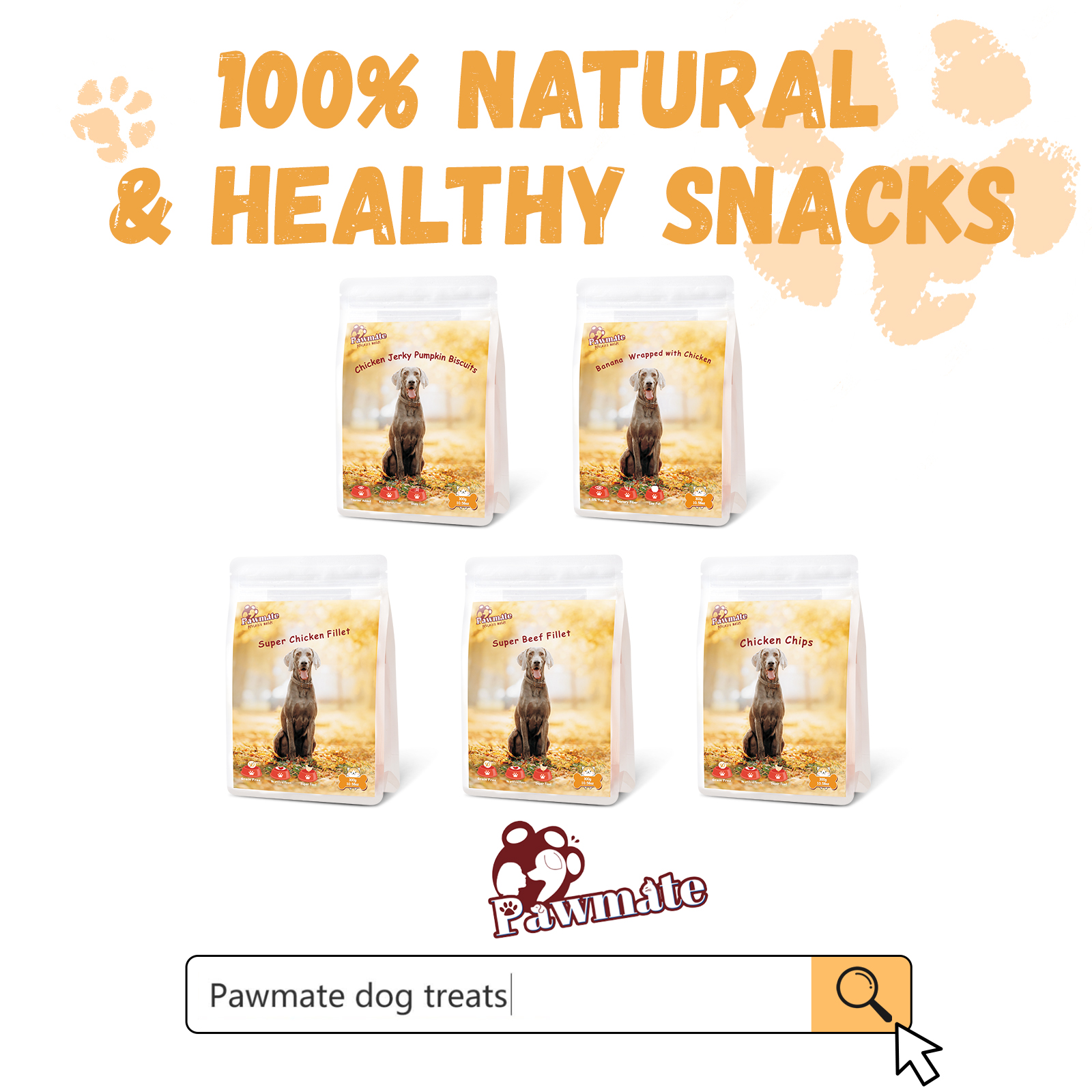 Pawmate Chicken Jerky Wrapped Pumpkin Biscuits, 11 oz photo 8