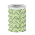 thumbnail image 2 of 5 Rolls Christmas Ribbon 1.5 inch Wide Decorative Ribbon for Gift Wrapping and Holiday Decorations Cartoon Alligators Playing Golf, 2 of 7