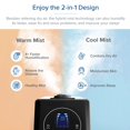 thumbnail image 2 of LEVOIT LV600HH 6L Warm and Cool Mist Ultrasonic Humidifier, Rapid Humidification for Bedroom Large room, Humidity Setting with Built-in Sensor, Auto Mode, Timer, Remote Control, Essential Oil Diffuser, 2 of 4