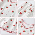 thumbnail image 5 of YunPes Toddler Girls Cute Floral Print Clothing Set Short Sleeve T-shirts & Shorts 2PC Outfits Lettuce Trim Graphic Loungewear Summer, 5 of 9