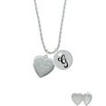thumbnail image 2 of Delight Jewelry Silvertone You Are More Loved Engraved Locket Silvertone Script Initial Disc - G - Charm Necklace, 20"+3", 2 of 4