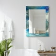 thumbnail image 6 of Empire Art Direct TAM-129005-4030 'Subtle Blues'Rectangular Beveled Mirror on Free Floating Printed Tempered Art Glass, 6 of 9
