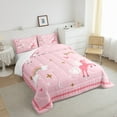 YST Kids Unicorn Bedding Set 2 Pieces for Toddler Nursery Gifts