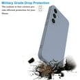 thumbnail image 3 of For Samsung Galaxy S25 Case, Liquid Silicone Phone Case for Samsung Galaxy S25, Ebizware Shockproof Full-Body Protective Rugged Rubber Slim Cover with Microfiber Lining - Gray, 3 of 10