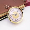 thumbnail image 3 of ruzhgo 3.15 inch Mini Quartz Clock diy repair wall Insert Roman Clock Insert 80mm Numbers Quartz Movement Gold Rim, 3 of 9
