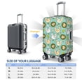 thumbnail image 3 of Cauagu Chicken Laying Eggs Print Travel Luggage Cover,Travel Dust-proof Suitcase Cover Softside Suitcase Protector for 18-32inch,Not Included Suitcase, 3 of 8