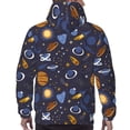 thumbnail image 7 of Balery Galaxy Pattern Mens Hoodie Kangaroo Pocket Hoodie Pullover Hooded Sweatshirt Ideal for Daily Wear Travel and Home-Medium, 7 of 7