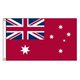 thumbnail image 1 of Bandera de poliéster con bandera roja australiana de 90 x 150 cm, 1 of 1