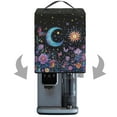 thumbnail image 2 of ZIATUBLES Butterfly Moon Star Floral Print Ice Cream Maker Machine Dust Cover with Front Pockets, Open Bottom Design for Easy Slip-On Use, Stain Resistant Polyester Kitchen Appliance Decor, 2 of 6
