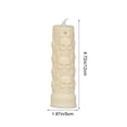 thumbnail image 3 of Hyknon Halloween LED Decor Light, Ghost Pumpkin Hanging Lamp, Skull Embossed Electronic Candle Light, Spooky Figurine Ambient Lamp, Battery Operated Table Hanging Ornament for Halloween Party ( C ), 3 of 7