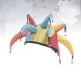 thumbnail image 4 of 1 pieza de sombrero de payaso de campana de mascarada de Halloween, gorra de cosplay, sombrero de actuación en el escenario, accesorios de disfraces de fiesta para carnaval, decoración de festivales, 4 of 7