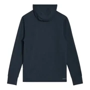 Quiksilver Mens Textured Pullover Sweater Hoodie (Blue, Medium)