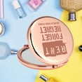 thumbnail image 4 of KEYCHIN Rent Musical Pocket Mirror Broadway Musical Gifts Forget Regret Rent Compact Makeup Mirror Broadway Rent Merchandise (Rent-RG), 4 of 7