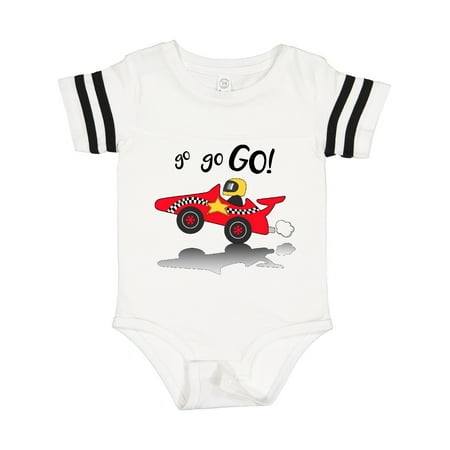 

Inktastic Go Go Go! Red Racing Car Gift Baby Boy or Baby Girl Bodysuit