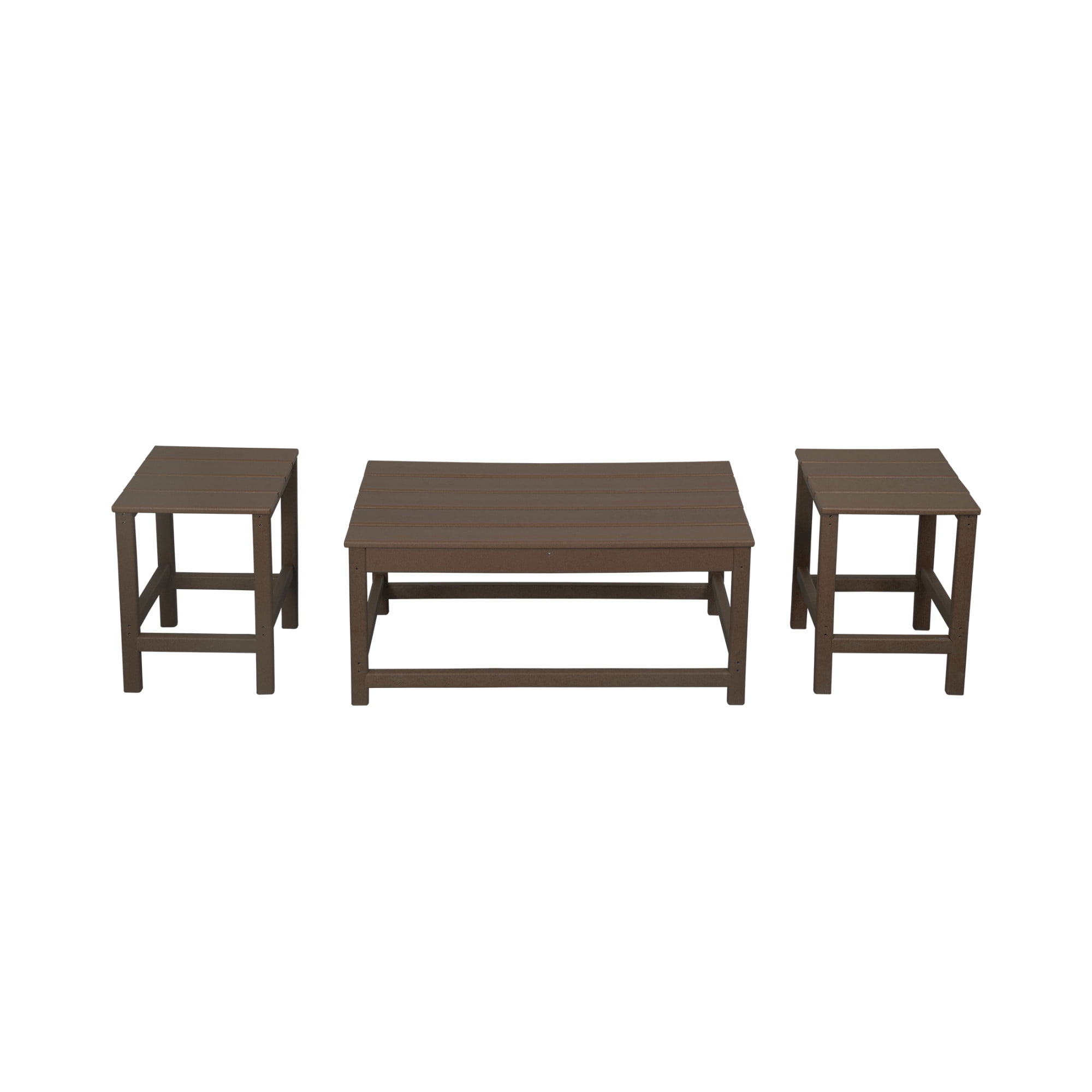 Westin Trends 3PC Outdoor Patio Adirondack Coffee and Side Table Set
