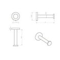thumbnail image 2 of Nameeks Fe24 Gedy Wall Mounted Tissue Holder - Chrome, 2 of 2