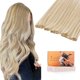 thumbnail image 1 of Extensiones de cabello DOORES Weft, 14 cm, rubio oscuro con mechas, 1 of 9
