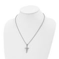 thumbnail image 4 of Chisel Stainless Steel Polished Crucifix Pendant on a 20 inch Ball Chain Necklace, 4 of 5