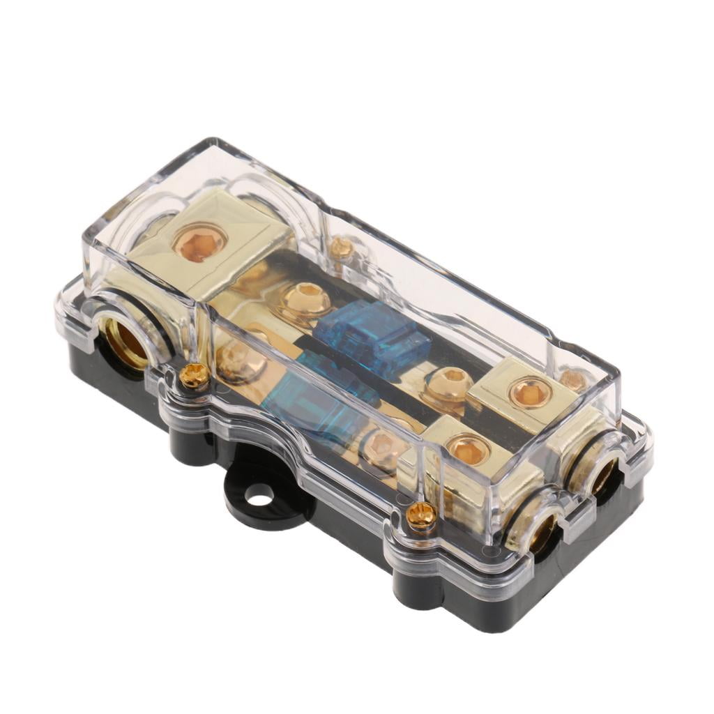 Car Audio Fuse Holder Power Distribution Block Fusebox 3 Input 2 Output High Performance
