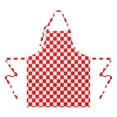 thumbnail image 2 of Red and Black Checkered Pattern Apron-Garden Aprons for Women with Pockets-Cotton Linen Waterproof Kitchen Cooking Gardening Aprons Adjustable for Kitchen,Cooking,BBQ and Salon 33x27 Inch, 2 of 7