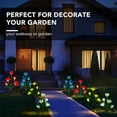 thumbnail image 3 of LED Solar Flower Lights Artificial Rose Flower Outdoor Lamp Sola, 3 of 5