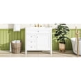 thumbnail image 3 of Solid Wood + MDF Cabinet - Tip-out Drawer for Small Items - Bathroom Space - Efficient Storage, 3 of 7
