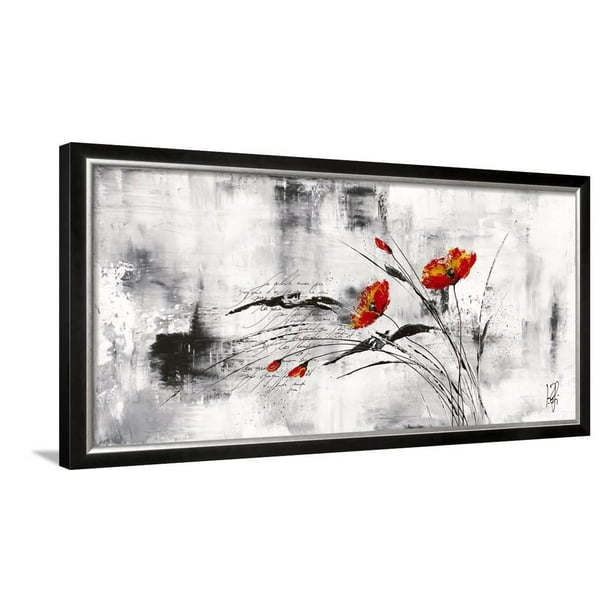 Reve Fleurie Vi Framed Art Print Wall Art By Isabelle Zacher Finet 42x22 Walmart Com Walmart Com